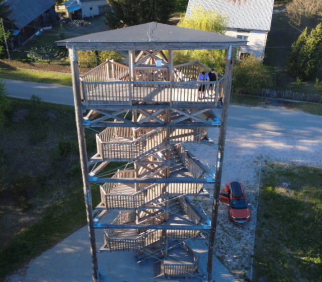 Observation tower in Ogrodniki
