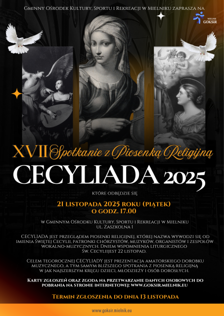 XVII Spotkanie z Piosenką Religijną „CECYLIADA 2025"