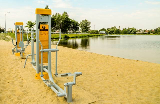 Outdoor gym in Siemiatycze