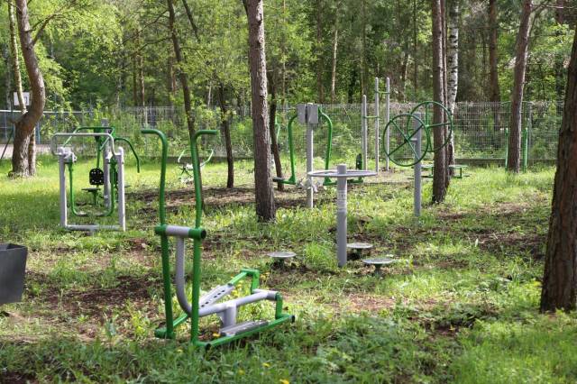 Outdoor gym in Wólka Nadbużna 