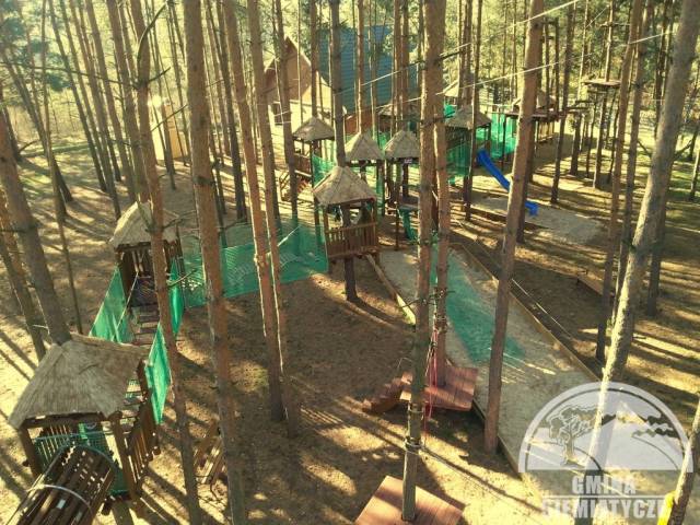 Ropes course in Wólka Nadbużna
