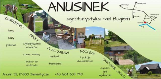 ANUSINEK Agritourism over a Bug River